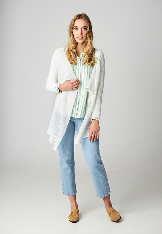 Lekki sweter mgła Rosa - biały YOU by Tokarska