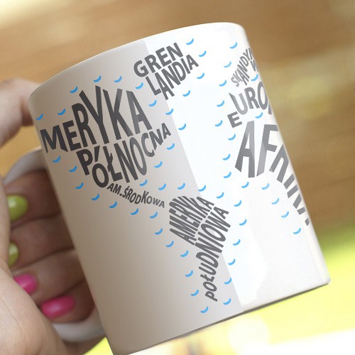 Świat - szary ONE MUG A DAY