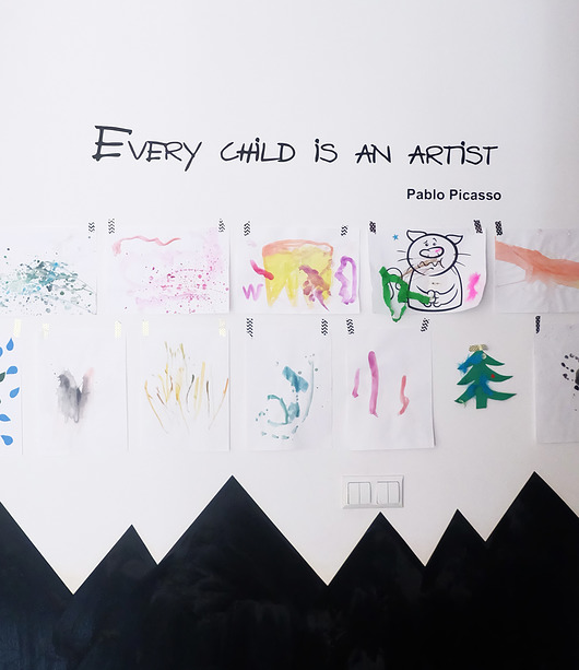 Every child is an artist naklejka ścienna loonybin
