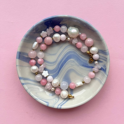 naszyjniki - inne Naszyjnik Kolorowe Kamienie