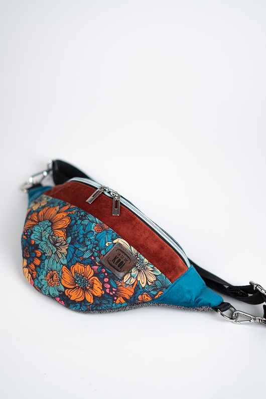 saszetka nerka Kolorowa nerka damska na lato RAJSKI OGRÓD