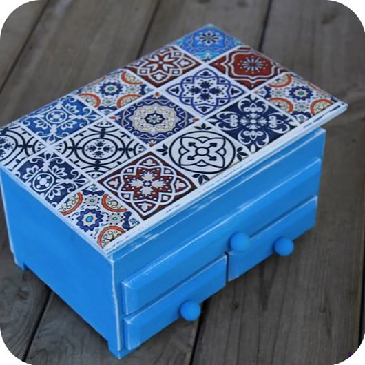 pojemniki na biżuterię Toaletka boho z lusterkiem, orient , prezent