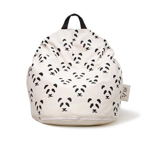 pufa dla dziecka Puf BINI Double Pandas