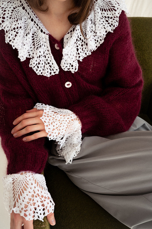 rękawiczki damskie Mankiety Rubby