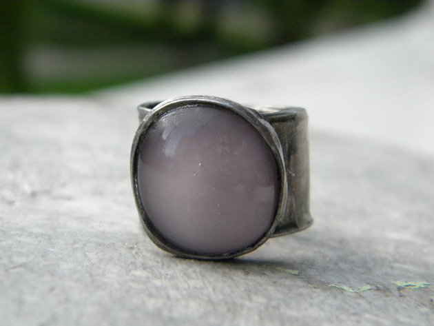 pierścionki - różne Roman Ancient Ring ;) świetlisty wrzos