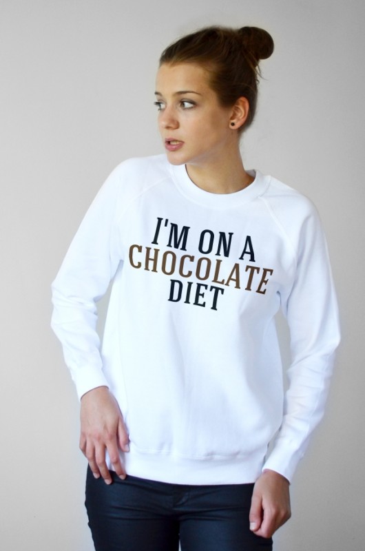 CHOCOLATE DIET bluza damska biała GAU great as You