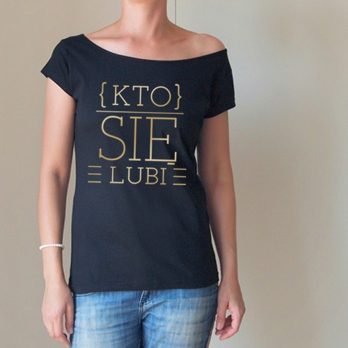 Kto się lubi gold Łódka czarna ONE MUG A DAY
