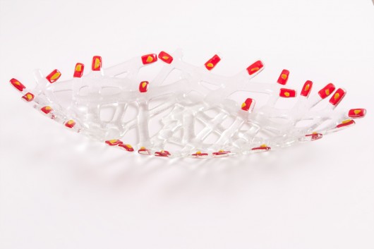 Ażurowa salaterka Fusing Glass