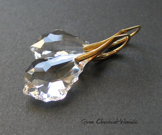 kryształ Swarovski w złocie Gosia Chruściel-Waniek