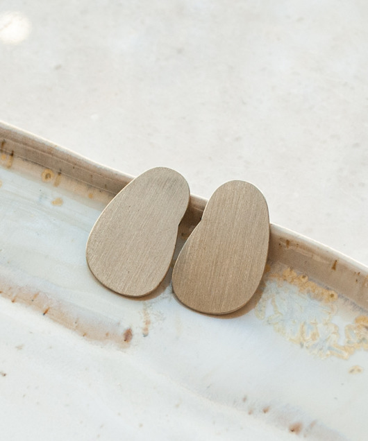 kolczyki z mosiądzu Kolczyki PLAMA No. 1 M