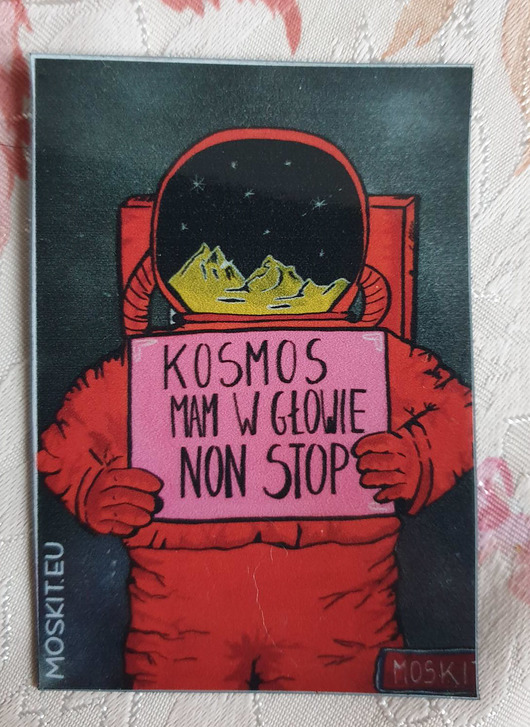 magnesy Magnes na lodówkę KOSMONAUTA