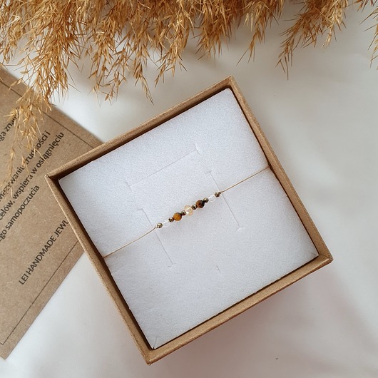 BLIŹNIĘTA bransoletka dla znaku zodiaku LEI handmade 
