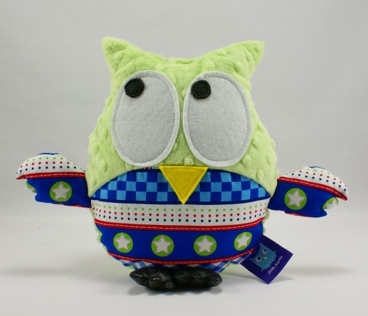 Sowa sówka GUSTAW przytulanka  GWIAZDKI kiwi Little Sophie