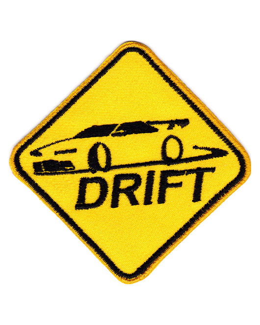 naszywki na ubrania Naszywka naprasowanka DRIFT termoprzylepna haft 7,7x7,7cm