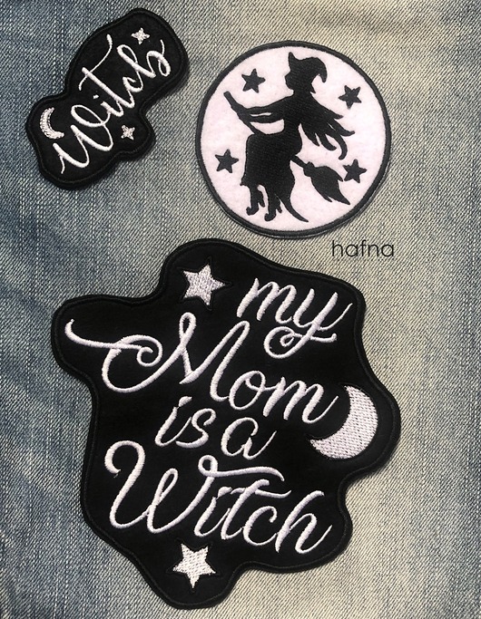 naszywki na ubrania Zestaw Witch - zamówienie indywidualne