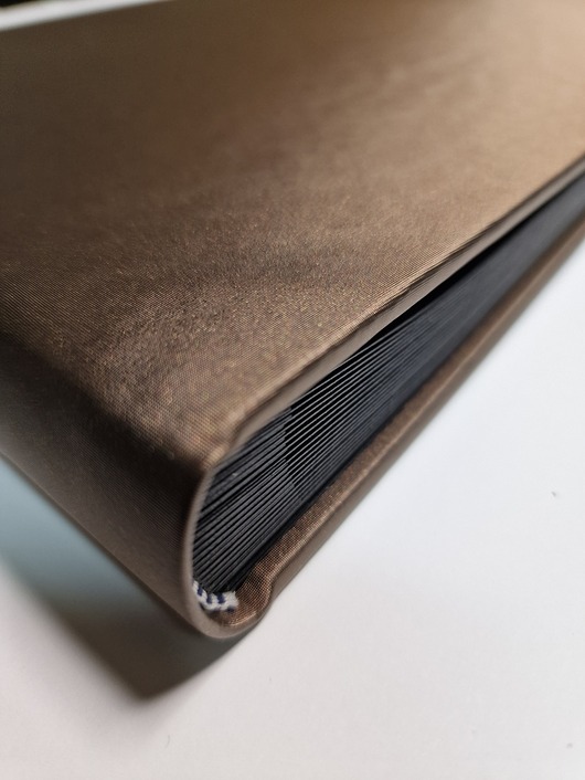 notatniki i albumy Album na zdjęcia Prestige Plum Brown 24x33cm 40 czarnych stron z przekładkami