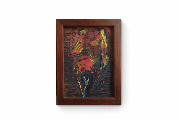 obrazy Obraz ręcznie malowany na płótnie 21x15 cm - kobieta