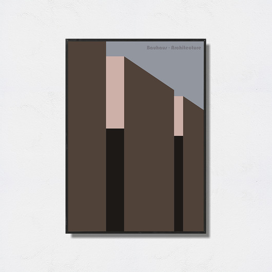 plakaty Bauhaus Art Exhibition Poster