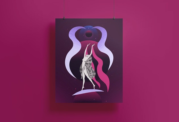 plakaty Plakat 40x50 - kolaż - Ascension of the Soul