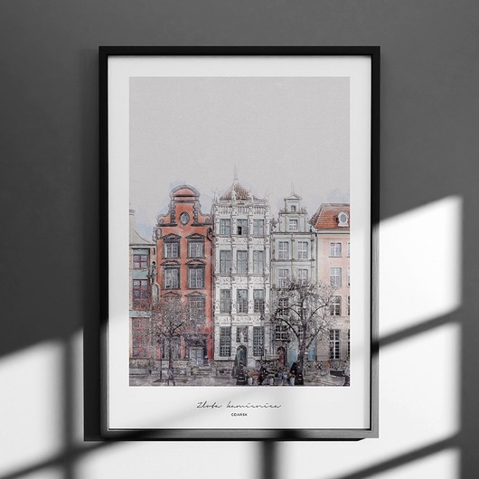plakaty Plakat Gdańsk - Kamienica Złota