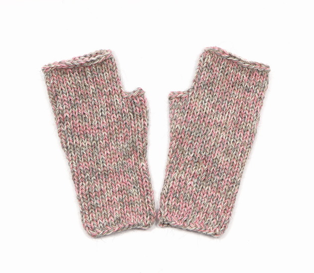 rękawiczki damskie Mitenki Edyta-bezszwowe rękawiczki bez palców z krótkim kciukiem