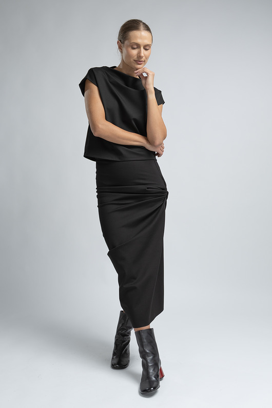 spódnice maxi Hrafna knot skirt