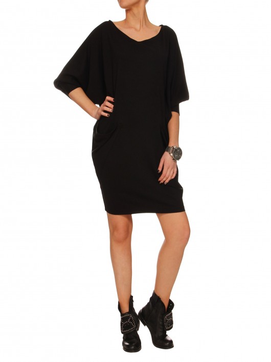 Sukienka czarna YY100149_RAL9005 YULIYA BABICH