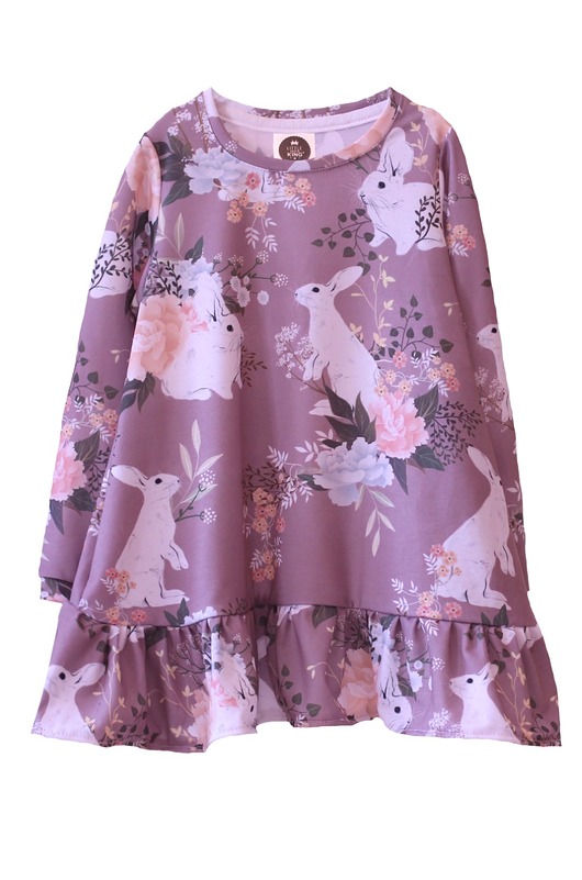 Sukienka Rabbit old rose Little Gold King