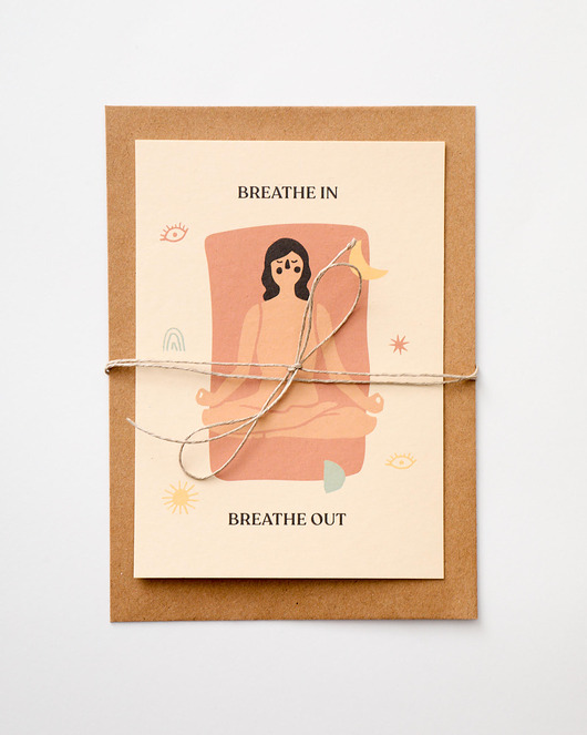 akcesoria do jogi Pocztówka Joga A6