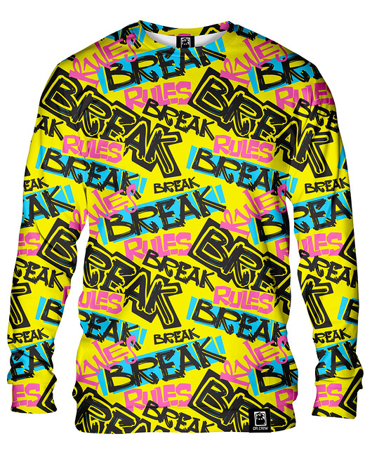 bluzy męskie Bluza Bez Kaptura Męska DR.CROW Break