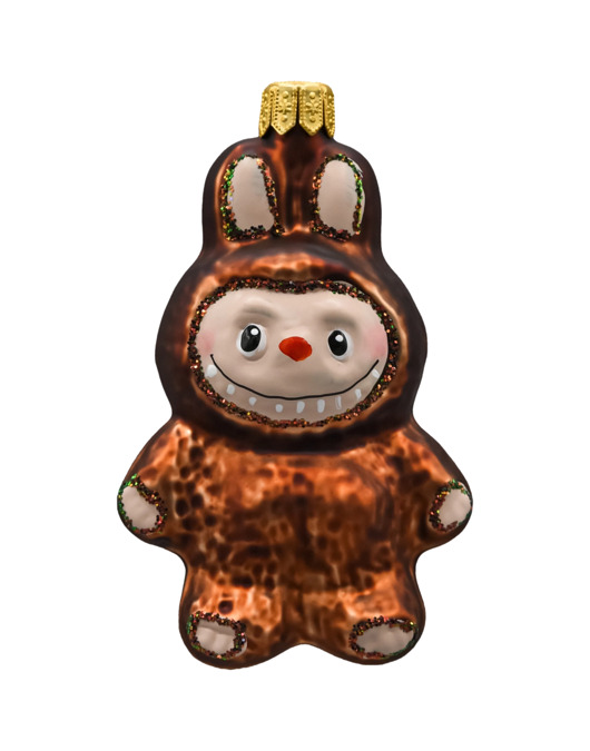 ozdoby choinkowe Bombka choinkowa: Labubu: brązowe