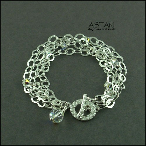 kryształ SWAROVSKI I ŁAŃCUSZKI - CRYSTAL AB - ZAMÓWIENIE Astari