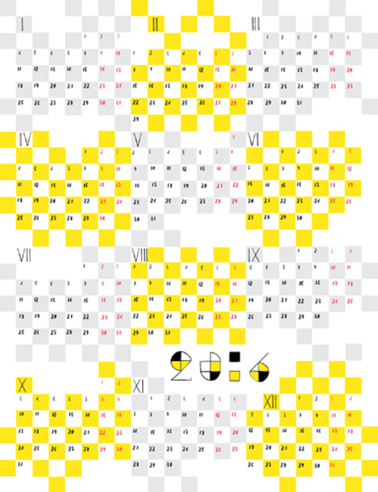 kalendarz 2016- planner Tiu Tiu pracownia rysunku