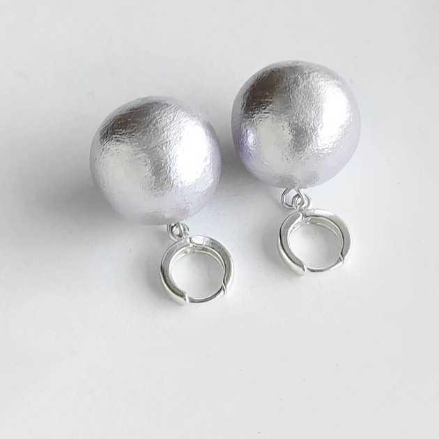 kolczyki z kamieniami Kolczyki OKRĄG