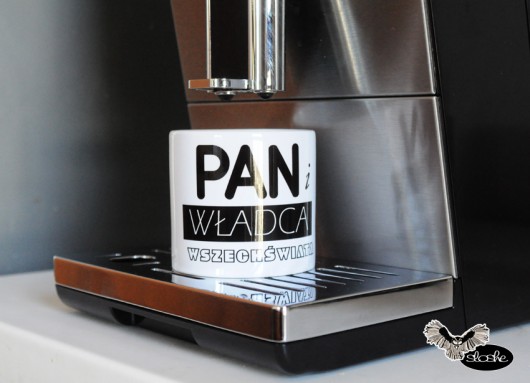 Kubek espresso Pan i władca wszechświata Sowia Aleja