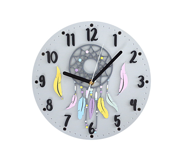 meble do pokoju dziecka Zegar ścienny łapacz snów