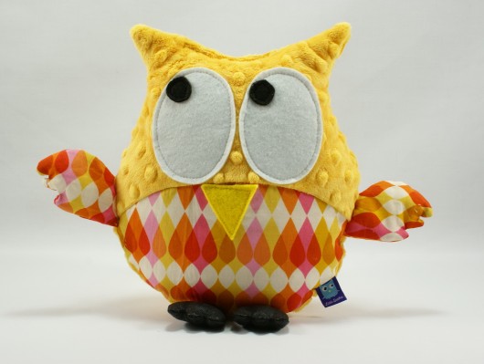 Sowa GUSTAW przytulanka MOZAIKA mango Little Sophie