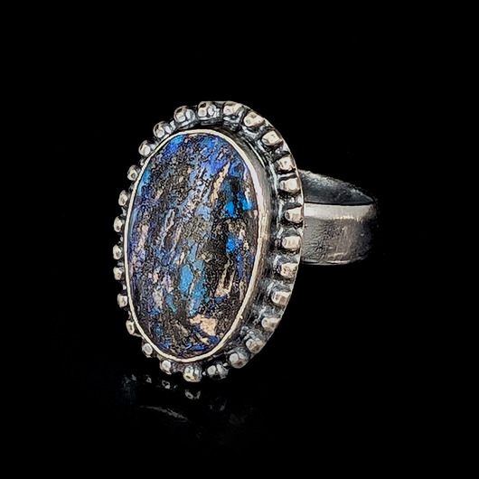 pierścionki srebrne Pierścionek Opal boulder z Australii