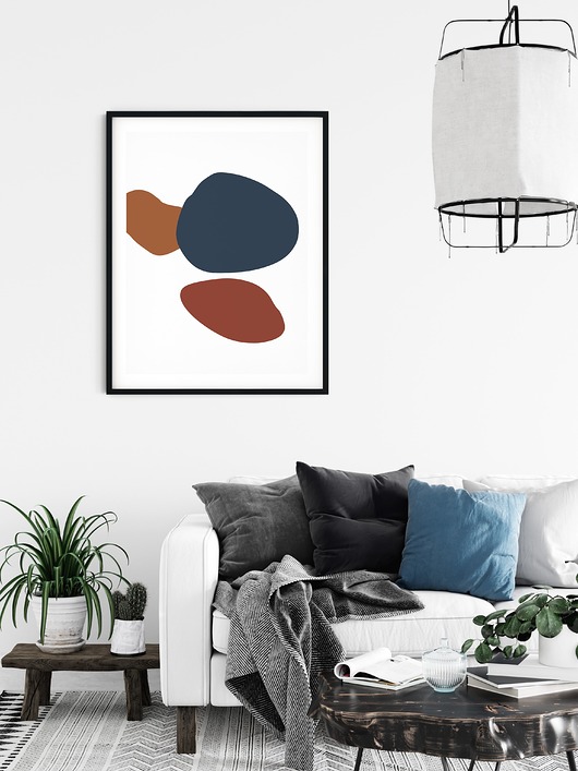 Plakat skandynawski Stones no. 3 myscandi