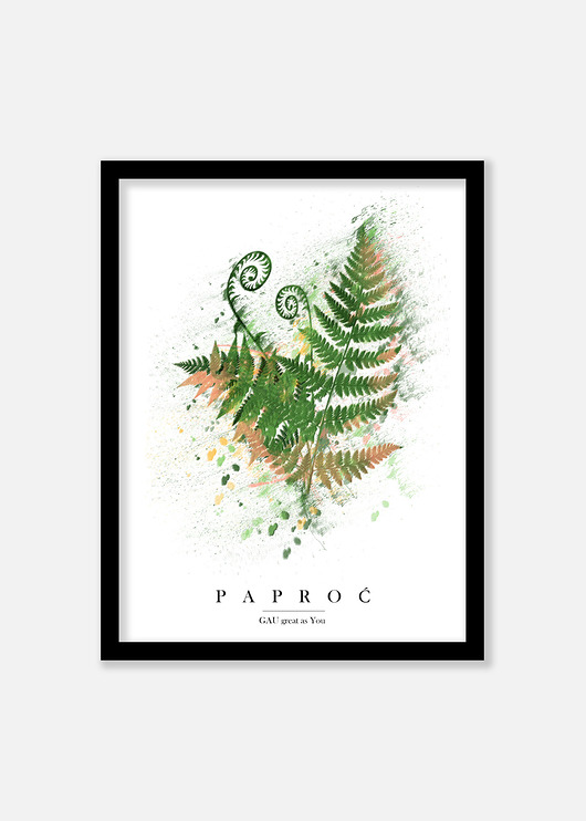 Paproć Plakat GAU Home