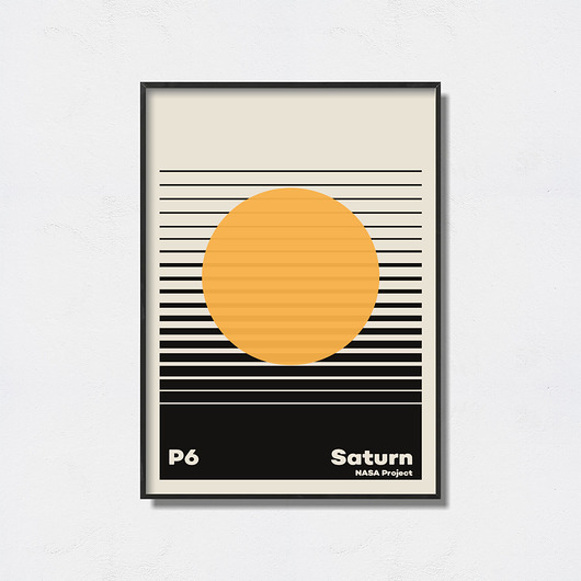 plakaty Plakat Saturn Nasa Projec