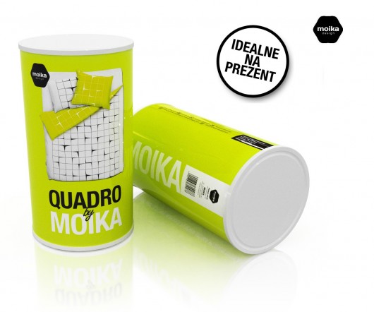 Pościel Dwustronna Quadro MOIKA 160x200 w Tubie  MOIKA DESIGN