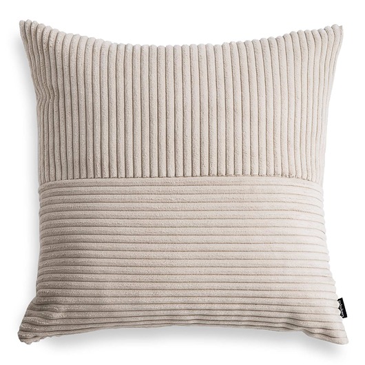 poduszki plecione Cord Slim kremowa poduszka dekoracyjna 45x45