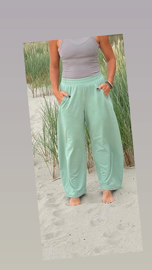 spodnie materiałowe damskie Cotton Pants