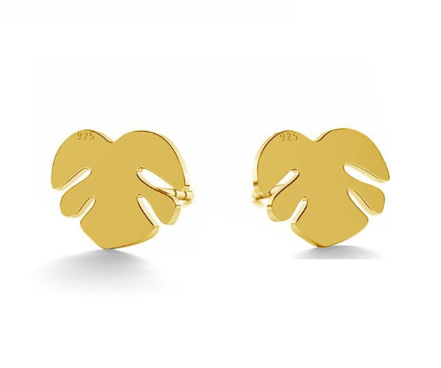 Kolczyki Monstery Srebro 925 pozłacane Loa Jewellery