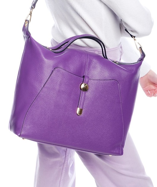 torby na ramię Torba skórzana Shopper - mieści format A4  (7007)
