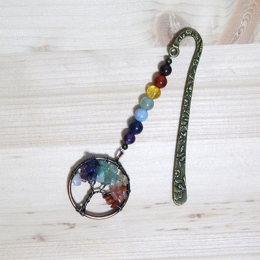 zakładki do książek Zakładka do książki -  Czakry, drzewo życia - mała