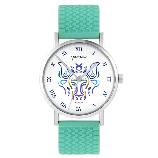 zegarki unisex Kolekcja Starlight - Byk - silikonowy, turkus