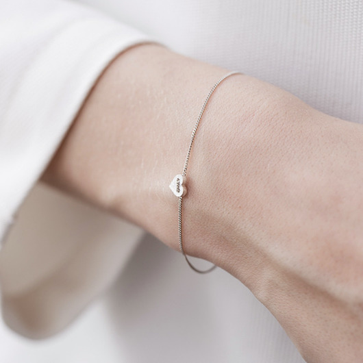 Bransoletka Heart Line srebrna Marta jewelry