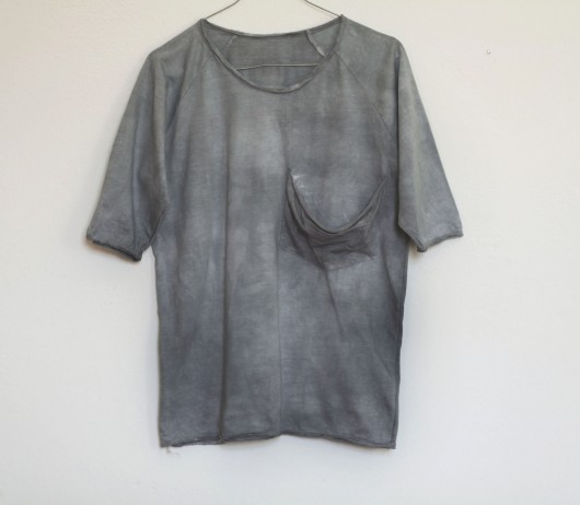 T-shirt farbowany szary HATLAPPA